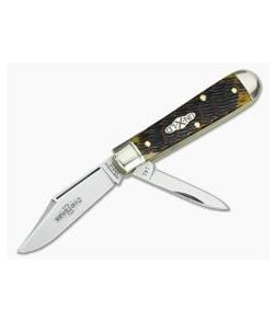 Northfield UN-X-LD #14 2 Blade Lick Creek Boys Knife Yellow Jig Bone - GEC-141218-AYJB 1