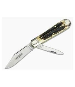 Northfield UN-X-LD #14 2 Blade Lick Creek Boys Knife Sambar Stag 02 - GEC-141218-SS-02 1