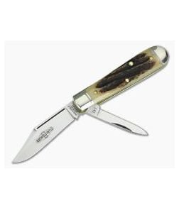 Northfield UN-X-LD #14 2 Blade Lick Creek Boys Knife Sambar Stag 08 - GEC-141218-SS-08 1