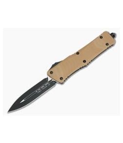 Microtech Combat Troodon D/E Tan G10 Black DLC M390 142-1GTTA - MT-142-1GTTA 1