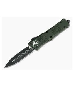 Microtech Combat Troodon Green Black Elmax Plain Double Edge Automatic 142-1OD - MT-142-1OD-ELMAX 1