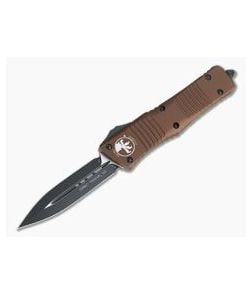 Microtech Combat Troodon Tan D/E Black Plain 204P OTF Automatic 142-1TA - MT-142-1TA-204P 1