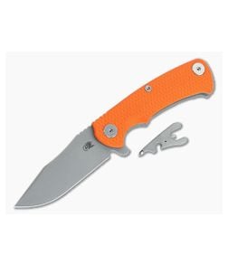 Hinderer Project X MagnaCut Clip Point Orange G10 Tri-Way Working Finish Flipper 1428 - HK-1428 1
