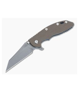 Hinderer XM-18 3.5" Fatty S45VN Wharncliffe FDE G10 Tri-Way Battle Blue Flipper 1442 - HK-1442 1