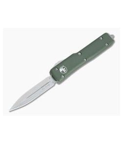 Microtech UTX-70 OD Green Stonewashed CTS-XHP Plain Double Edge OTF Automatic Knife 147-10OD - MT-147-10OD-XHP 1