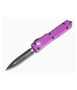 Microtech UTX-70 D/E Black M390 Violet Double Edge OTF Automatic 147-1VI - MT-147-1VI 1