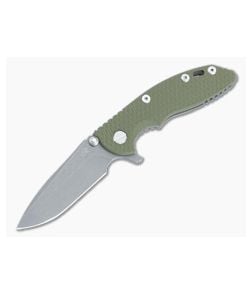 Hinderer XM-18 3.0" Tri-Way Flipper OD Green G10 Working Finish 20CV Spanto 1474 - HK-1474 1