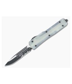 Microtech UTX-70 S/E Signature Black Part Serrated M390 Jade Green G10 Top OTF Automatic 148-2GTJGS - MT-148-2GTJGS 1