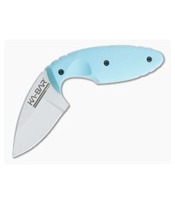 Kabar TDI USSF Astro MP Gray Plain Edge Blue Handle Fixed Blade Knife 1480SF - KA-1480SF 1