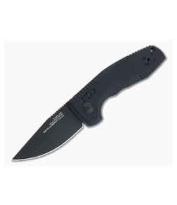 SOG TAC AU Compact Blackout Plain D2 AU-XR Lock Automatic Folder 15-38-07-57 - SOG-15-38-07-57 1
