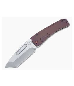 Medford Knives Slim Midi Tanto Tumbled S35VN Violet Titanium Folder - MKT-MKT151 1