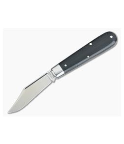 Tidioute Cutlery #15 Boys Knife Clip Blade Black Linen Micarta - GEC-151118-BLM 1
