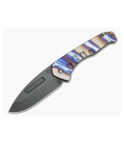 Medford Praetorian Slim Drop Point PVD S35VN Flamed Bronze Titanium Folder - MKT-MKT152 1