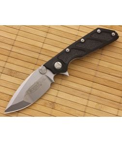 Microtech D.O.C. Manual Stonewash Plain S30V - MT-153-10-S30V 1