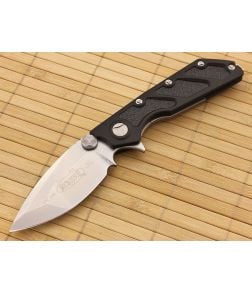 Microtech D.O.C. Manual Stonewash Plain 154CM - MT-153-10 1