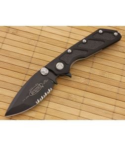 Microtech D.O.C. Manual Black Serrated S30V - MT-153-2 1