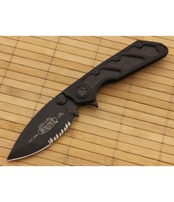 Microtech D.O.C. Manual Black Tactical Serrated - MT-153-2T 1
