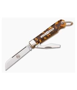 Tidioute Cutlery #15 Beer Scout Jack Knife Tortoise Shell Acrylic - GEC-153215CL-TSA 1