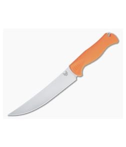 Benchmade Meatcrafter Satin CPM-154 Select Edge Orange Santoprene Field To Table Fixed Blade 15500 - BM-15500 1