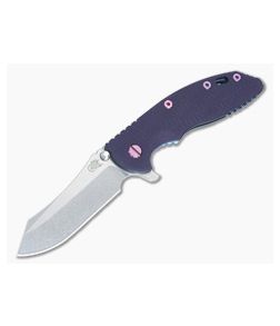 Hinderer XM-18 3.5 Skinner Purple G10 Stonewash Blue - HK-1563 1