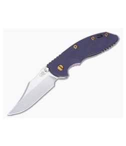 Hinderer XM-18 3.5 Bowie Non Flipper Purple G10 Double Anodized - HK-1566 1
