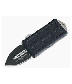 Microtech Exocet Black Plain 204P Double Edge CA Legal OTF Auto 157-1 - MT-157-1 1
