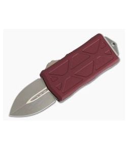 Microtech Exocet Merlot D/E 204P Bronzed CA Legal OTF Automatic 157-13MR - MT-157-13MR-204P 1