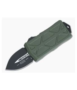 Microtech Exocet Black 204P Plain Double Edge OD Green CA Legal OTF Auto 157-1OD - MT-157-1OD-204P 1