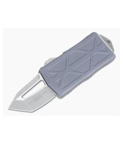 Microtech Exocet Tanto Stonewashed 204P Gray CA Legal OTF Automatic 158-10GY - MT-158-10GY-204P 1