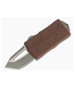 Microtech Exocet Tanto Tan Bronze Apocalyptic 204P CA Legal OTF Automatic 158-13APTA - MT-158-13APTA-204P 1