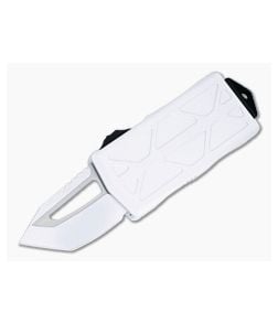 Microtech Exocet Storm Trooper White Tanto CA Legal OTF Automatic 158-1ST - MT-158-1ST 1