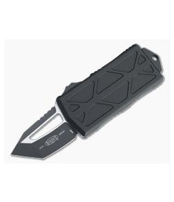 Microtech Exocet T/E Tactical Standard Tanto Black CA Legal OTF Automatic 158-1T - MT-158-1T 1