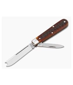 Tidioute Cutlery #15 Huckleberry Two Blade Antique Yellow Bone - GEC-15A214STL-AYJB 1