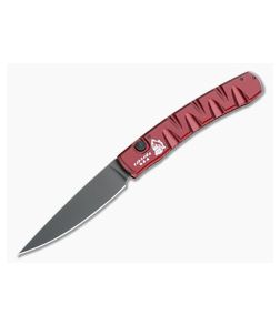 Piranha P15 Virus Tactical PVD S30V Red Button Lock Automatic - PRN-15RT 1