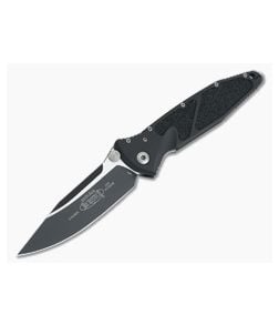 Microtech Socom Elite S/E Manual Black Plain M390 Black Aluminum 160-1 - MT-160-1-M390 1