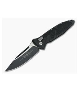 Microtech Socom Elite Automatic Black Two-Tone M390 Black Aluminum 160A-1 - MT-160A-1-M390 1