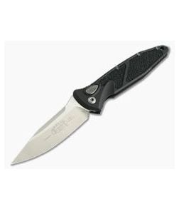 Microtech Socom Elite Automatic Satin CTS-204P Black Aluminum 160A-4 - MT-160A-4-204P 1
