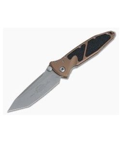 Microtech Socom Elite Tanto Manual Apocalyptic Plain 204P Tan Aluminum 161-10APTA - MT-161-10APTA-204P 1