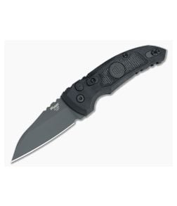 Hogue SIG A01 MicroSwitch Gray Cerakote Wharncliffe Black G10 Legion Button Lock Automatic 16102 - HO-16102 1