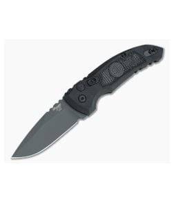 Hogue SIG A01 MicroSwitch Gray Drop Point Black G10 Legion Button Lock Automatic 16112 - HO-16112 1