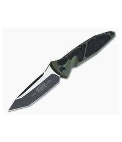 Microtech Socom Elite Automatic Tanto Green Black Plain Edge CTS-204P 161A-1OD - MT-161A-1OD-204P 1