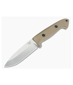 Benchmade 162-1 Bushcrafter Fixed Knife Sand G10 - BM-162-1 1