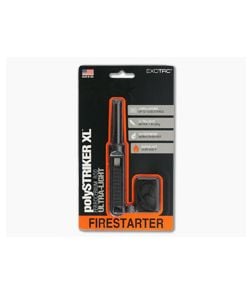 Exotac polySTRIKER XL Fire Starter Black 1620-BLK - EX-1620-BLK 1