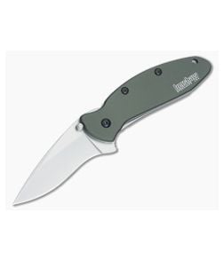 Kershaw Scallion Olive Drab Assisted Flipper 1620OL - KS-1620OL 1