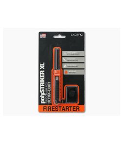 Exotac polySTRIKER XL Fire Starter Orange/Black 1620-ORG - EX-1620-ORG 1