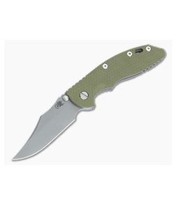 Hinderer XM-18 3.5 Bowie Non Flipper Working Finish Green G10 - HK-1621 1