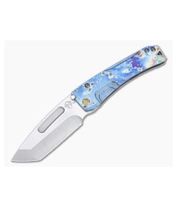 Medford Knives Slim Midi Tanto Tumbled MagnaCut Solar Flare Flamed Titanium Folder - MKT-MKT165 1