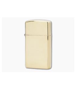 Zippo Slim Lighter High Polish Brass 1654B - ZI-1654B 1
