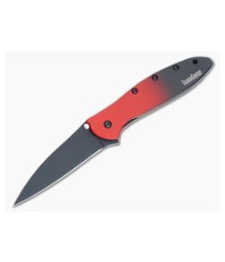 Kershaw Leek MagnaCut Red/Black Gradient Black Blade 1660GRDBLK - KS-1660GRDBLK 1