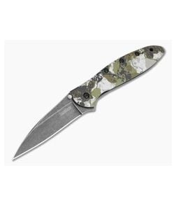 Kershaw Leek Kings Camo BlackWash Assisted Folder - KS-1660KC 1
